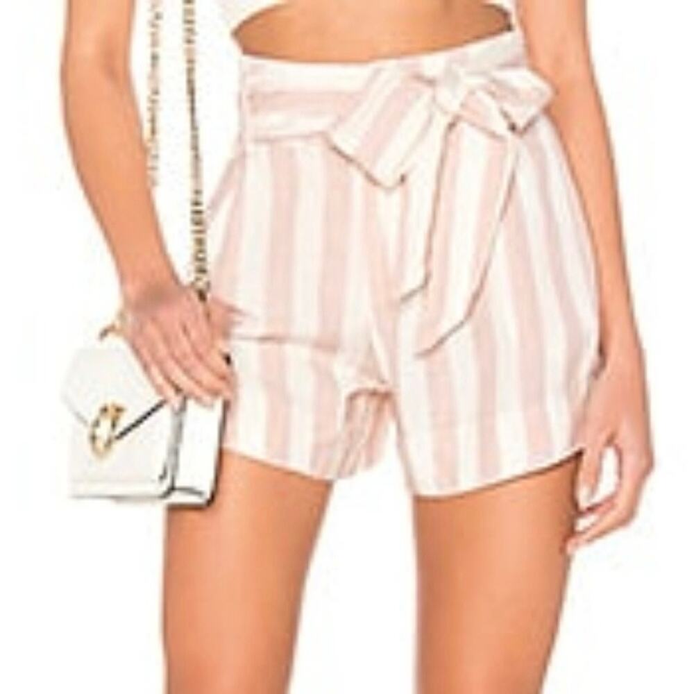 NWT Rails Katy Linen Blend Shorts in Petal Stripe, XL